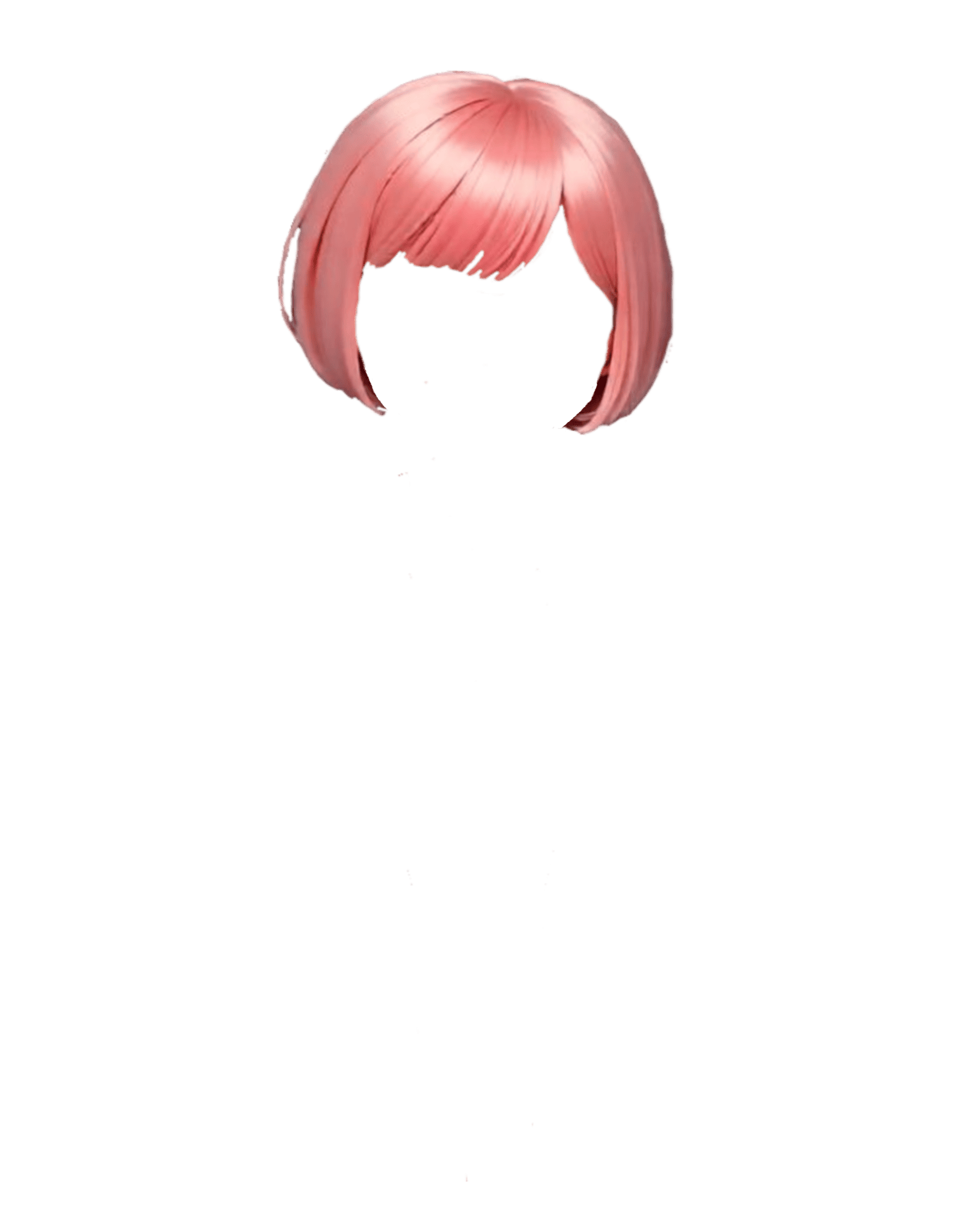 Pink bob wig